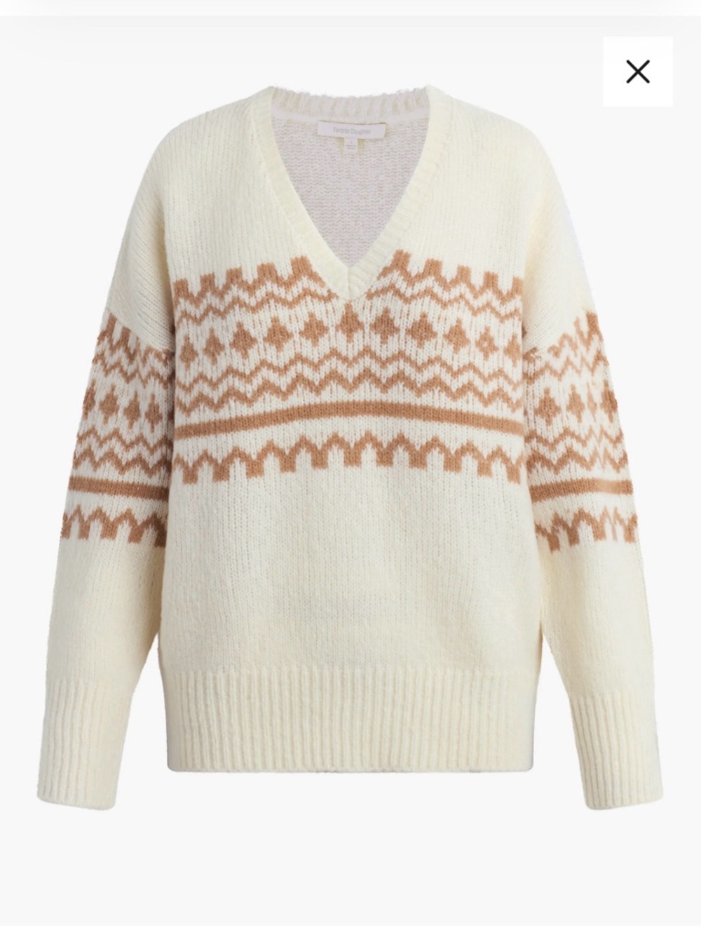 NWT Favorite Daughter The Winter William Merino Wool Blend Sweater